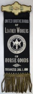 Leather Workers ribbon, undated