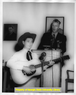 W. H. Crawford and "Texas" Bill Strength, Alcoa, Tennessee, October 6, 1951.