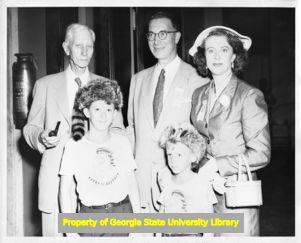 Estes Kefauver and others at Tennessee State Industrial Union Council convention, Chattanooga, Tennessee, June 1952.