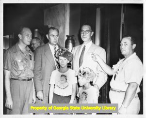Estes Kefauver at Tennessee State Industrial Union Council convention, Chattanooga, Tennessee, June 1952.