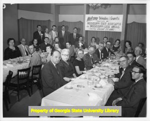 Group at a meeting of the Mississippi State Association and Mississippi Local Unions, April 22, 1960.