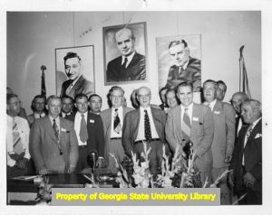 Group of CIO officials at Labor Day event, Birmingham, Alabama, September 1950.