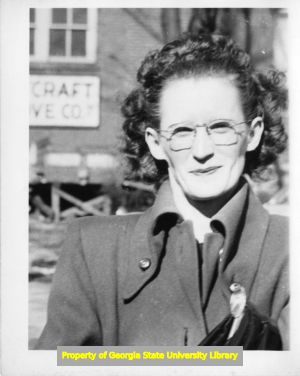 Minna Porter, organizing drive "committee member," Johnson City, Tennessee, 1949.