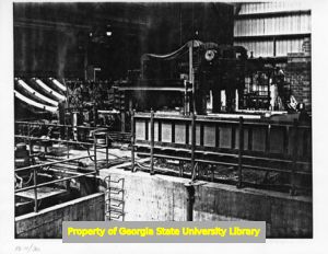 Atlantic Steel Company plant interior, Atlanta, Georgia.
