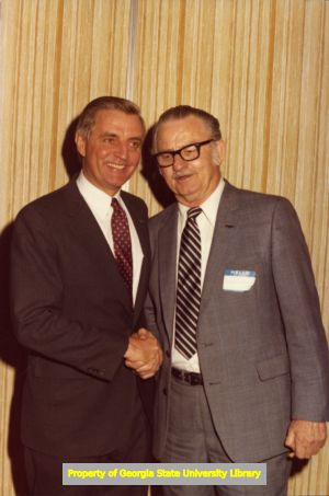 Claude Ramsay and Walter Mondale, April 1982.
