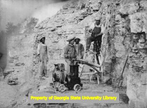 Excavation workers, early 1900s.