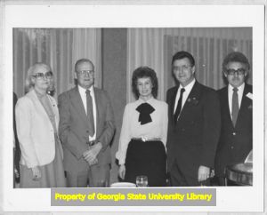 Georgia State AFL-CIO members lobby in Georgia's 6th Congressional district, Atlanta, Georgia, 1985.