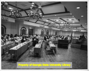 Audience at the Mississippi AFL-CIO's 11th biennial convention, Jackson, Mississippi, May 1982.