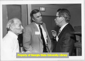Herbert Mabry and Julius Uehlein, State AFL-CIO Presidents, 1985