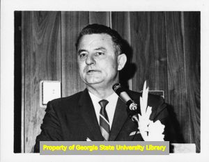 Claude Ramsay speaking at reception to honor the student winner of an AFL-CIO scholarship, Jackson, Mississippi, May 17, 1966.