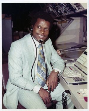 Richard Jones at the Washington Air Route Traffic Control Center, 1975