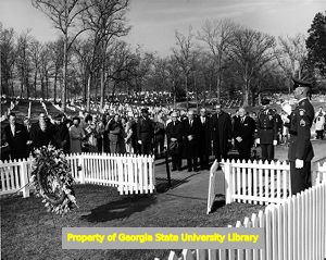 E. H. Williams at funeral ceremony for John F.Kennedy