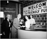 Fulton National Bank, Mayor William B. Hartsfield visit