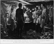 [Sigma Chi Fraternity]; [S ]; Thomas B. Branch; Hurt Building; [Illustration /Cartoon by Milton Caniff ""Sigma Chi's Unique Constantine Chapter of the Confederate States of America]