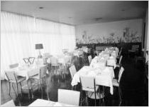 Interior of the Variety Club Tent Number 21, Atlanta, Georgia, February 17, 1950.