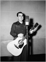 Country music singer Tommy Trent at WAGA studio, Atlanta, Georgia, November 22, 1948