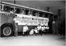 Variety Club Tent number 21 sponsored summer camp for needy boys preparing to leave, Atlanta, Georgia, May 27, 1948.