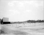 Drive-in movie theater, Atlanta, Georgia, April 11, 1958