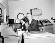 WPLO Radio personality with kitten