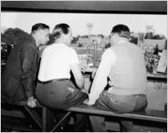 WGST Radio broadcasters at Grant Field, Georgia Tech