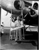 Glider contest participant (James Shelby Charles?), photograph commissioned by Eastern Air Lines, 1941