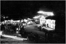 Some of the attractions at the Rubin and Cherry Exposition, held during the 24th annual Southeastern Fair, at Lakewood Park, Atlanta, Georgia, October 2, 1938.