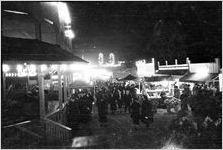 One night's crowd of the Rubin and Cherry Exposition, held during the 24th annual Southeastern Fair, at Lakewood Park, Atlanta, Georgia, October 2, 1938.