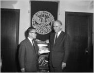 Atlanta Mayor William B. Hartsfield in his office
