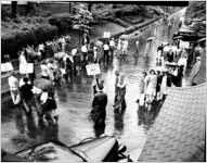 Exposition Cotton Mills, Atlanta, Georgia, strike photographs, April 8, 1946