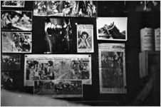 Wall in the Lane Brothers studio showcasing various events held in Atlanta, which the Lane Brothers photographed, Atlanta, Georgia, all images in the photograph were taken in 1937