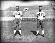Georgia Tech Yellow Jackets football players in uniform, Atlanta, Georgia, 1930