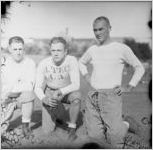 Three University of Georgia football players, Athens, Georgia, 1933