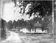 Cabins on a dirt road, Georgia, 1926.