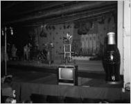 Backstage at the Coke Time with Eddie Fisher Show at the Tower Theater, 1956