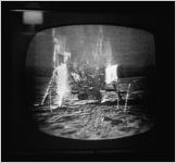 Apollo astronauts walk on the moon, 1969