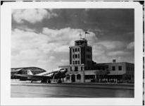 Eastern Airlines plane at the Atlanta Municipal Airport, 1958