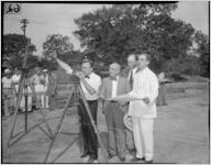 Works Progress Administration Project surveying team, 1938