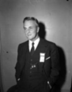 Partner Richard Courts celebrating 25 years with Courts and Co., 1950