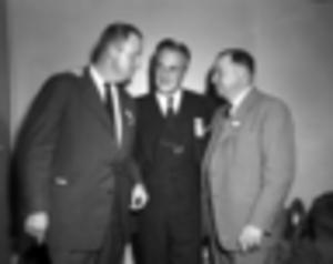 Partner Richard Courts celebrating 25 years with Courts and Co., 1950