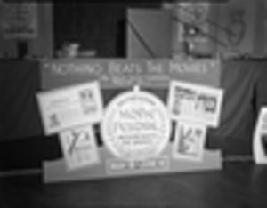 Display at the Southeastern Movie Festival, 1955