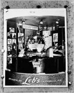Swiss cheese display, Leb's Restaurant, Atlanta