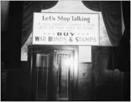 War Bonds sign