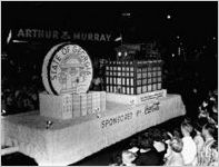 Coca Cola float, unidentified parade