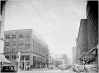 Regenstein's Building, on the corner of Peachtree and Cain Streets, Atlanta, Georgia, May 3, 1946. Photograph commissioned by Ward Wight Realty Company