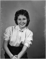 June Murphy, Transit.  Portrait photograph made for the Fulton National Bank of Atlanta,  October 17, 1955