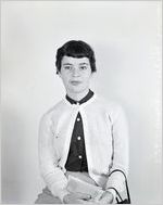 Helen Gray, Bookkeeping.  Portrait photograph made for the Fulton National Bank of Atlanta, October 7, 1953