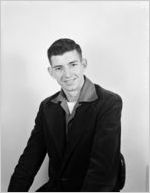 Johnny Green, Bookkeeping. Portrait photograph made for the Fulton National Bank of Atlanta, November 2, 1953.