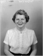Doris McStatts, Installment Loans. Portrait photograph made for the Fulton National Bank of Atlanta, September 21, 1955