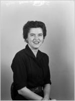 Mary Waters, Candler Bldg. Portrait photograph made for the Fulton National Bank of Atlanta, February 7, 1955