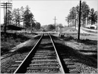 Railroad tracks near Lenox Road